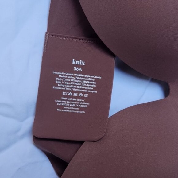 knix WingWoman Contour Bra 36A (2) Sola - Picture 12 of 12